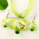Turtle Glass Jewelry set